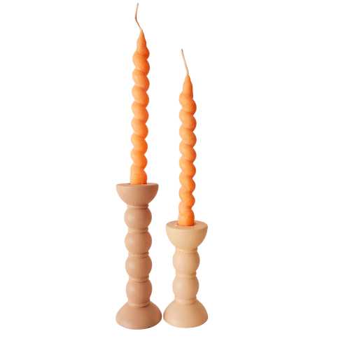 Set of 2 Tangy Taper Candles