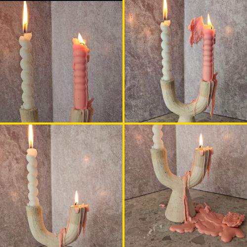 Coloured Tapered candles
